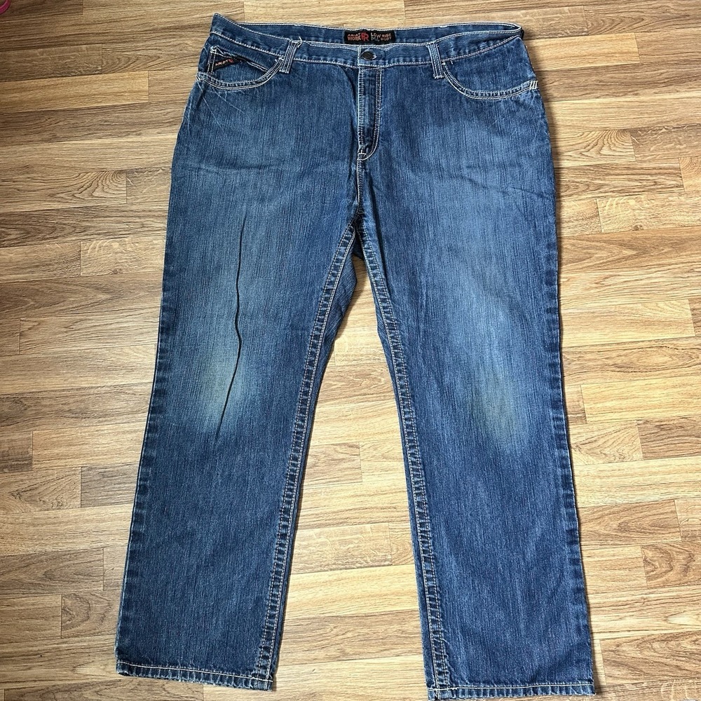 Ariat Mens FR M4 Low Rise Boot Jeans Size 44x32 Ranch Workwear Flame Resistant
